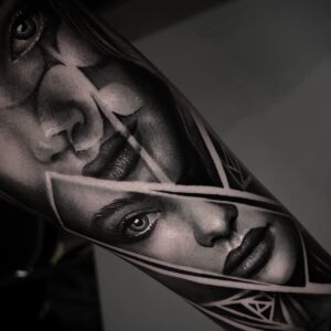 Realism tattoo on hand