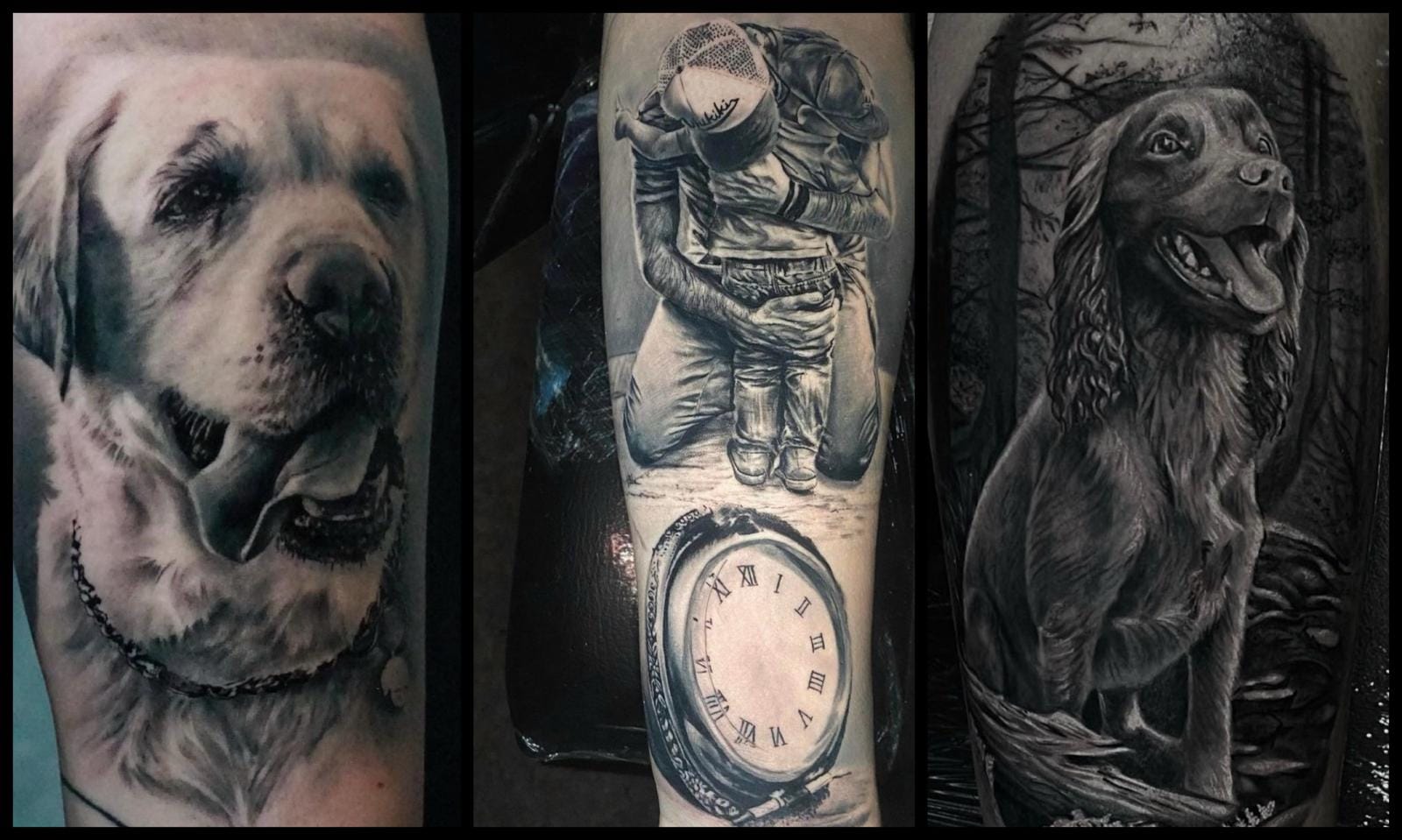 Meaningful handwriting tattoo and remembrance symbols as a permanent tribute